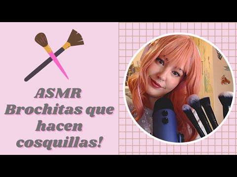 [Rena] ASMR Español - Brochitas que hacen COSQUILLAS! ❤️