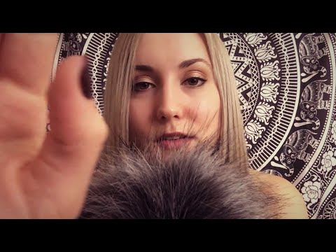 Tingly Personal Attention & Face Touching (sksksk, ear/mic blowing & tongue clicking) ASMR