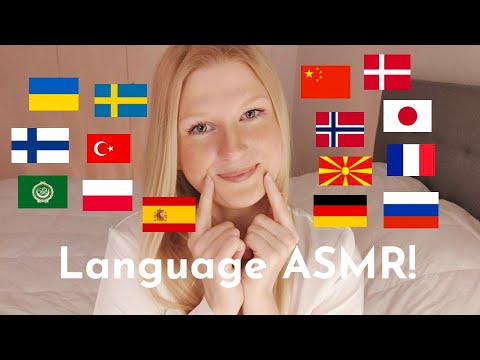 'Happy!' in Your Language! 🥰 ASMR in 16 Languages! Español Français Polski Türkçe and more!