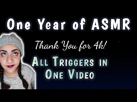 THE ULTIMATE ASMR COMPILATION (1 Year Anniversary & 4k Special)🎉✨