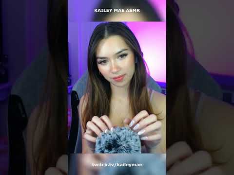 ASMR Shorts ♡ Fluffy Mic Cover Scratching