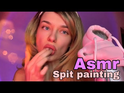 ASMR - Fast Spit Painting your make up
