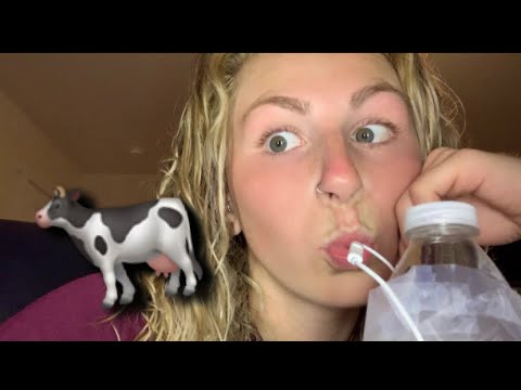 ASMR- eating a cow tail 🐄 🤨