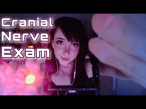 ASMR☾𝑪𝒓𝒂𝒏𝒊𝒂𝒍 𝑵𝒆𝒓𝒗𝒆 𝑬𝒙𝒂𝒎 [personal attention, light & visual trigger] Doctor Roleplay