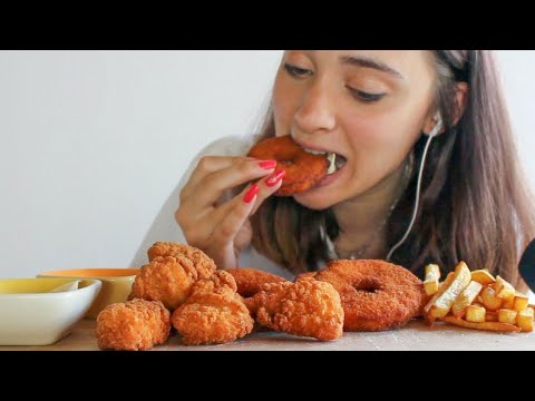 ASMR EATING SOUNDS | FRIED CHICKEN 🤤