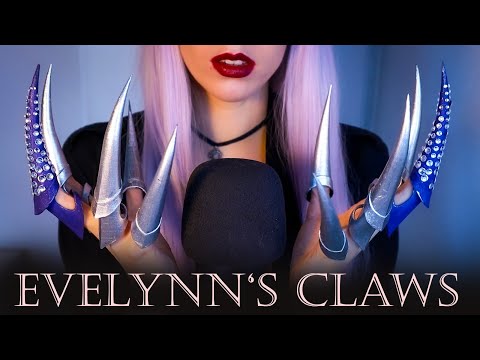 [ASMR] Scratching with Evelynn's Claws/ Decoration Process 💜