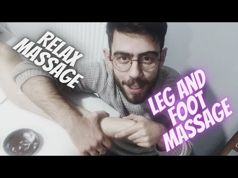 ASMR AMAZİNG LEG AND FOOT MASSAGE RELAXİNG SLEEP MASSAGE