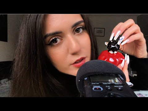 ASMR REPEATING TRIGGER WORDS & TAPPING 😍