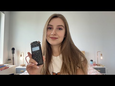 ASMR Whispering nonsensical nonsense to guide you to sleep | Tascam Tingles 💜
