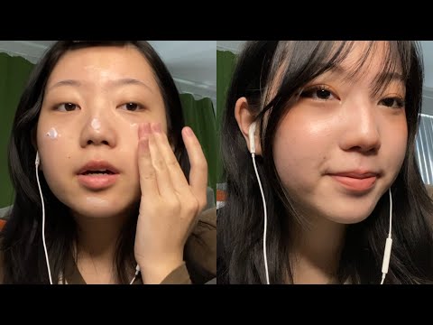 asmr grwm | makeup tutorial :D