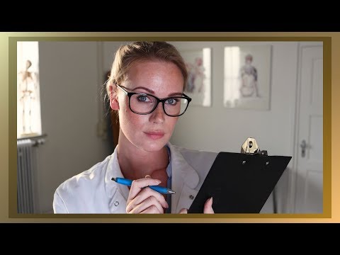 ASMR relaxing Physical Therapist Role Play (personal attention)