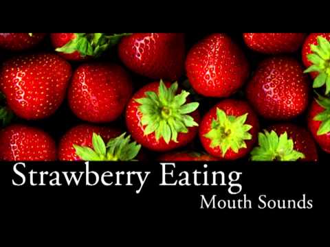 Binaural ASMR Eating Juicy Strawberries l Ear To Ear Mouth Sounds