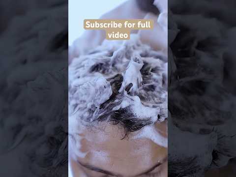 How to Master the Relaxing Hair Wash Technique #asmr