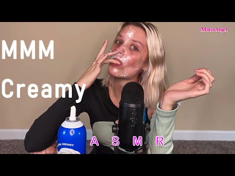 ASMR-Whip Cream Very Messy!