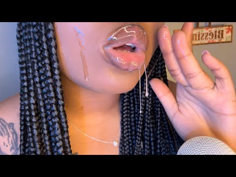 4K ASMR | Spit Painting Myself 😳 CHAOTIC EXtremely Tingly | Wet Mouth Sounds