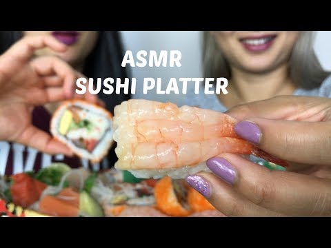 ASMR Sushi Platter (NO TALKING EATING SOUNDS) | SAS-ASMR