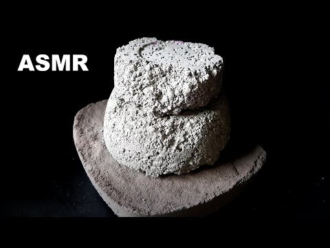 ASMR : Gritty Cement Sand Crumble in Water #258
