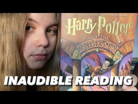 ASMR | Inaudible Whispering (reading from Harry Potter book)