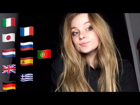 MY FIRST ASMR VIDEO!!! Happy New Year in 10 languages (🇬🇧🇮🇹🇩🇪🇷🇺🇯🇵🇪🇸🇵🇹🇳🇱🇫🇷🇬🇷)