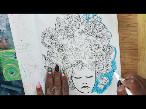 Orbit Chewing  Gum ASMR Coloring Sounds | The Lady With Dreams