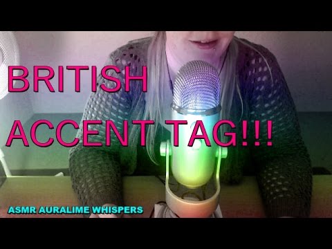 ASMR | Whispered Accent Tag (British)
