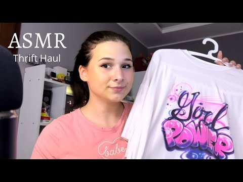ASMR | Thrift haul ♥