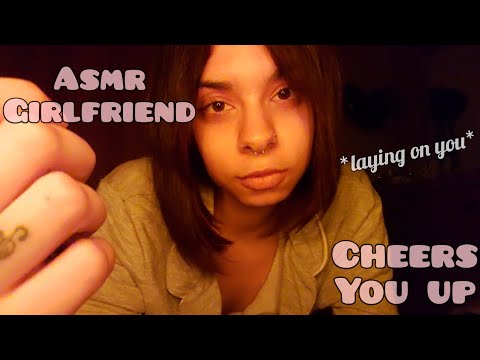 ASMR ♡ Girlfriend cheers you up before sleeping 💋