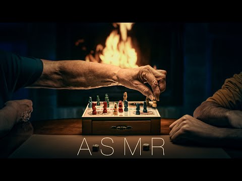 ASMR 🎲Playing Ludo by the Fireplace with GRANDMA 👵🏼(Pt. 1/4) NO TALKING