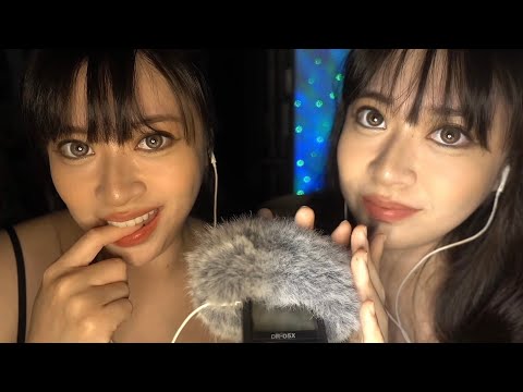 【ASMR】Twin Mouth Sounds ~You'll Fall a sleep in 10 mins~