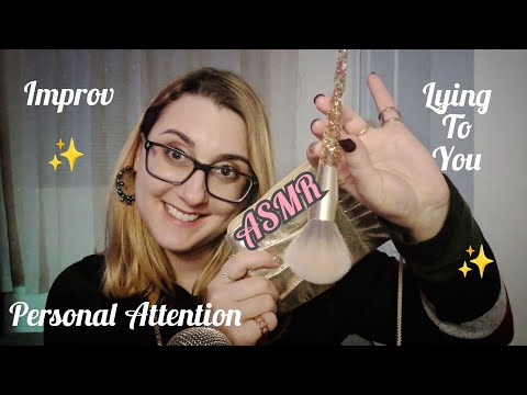 Fast Improv ASMR Personal Attention INTENSE LYING TO YOU (selling you things you don't need)