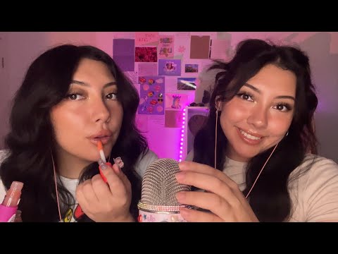 ASMR with my twin (layered triggers)