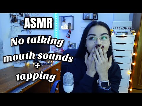 ASMR NO TALKING!🔊MOUTH SOUNDS & TAPPING!🤪| ASMR para dormir | ASMR en español | Pandasmr
