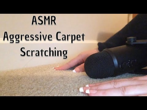 ASMR Aggressive Carpet Scratching(No Talking)
