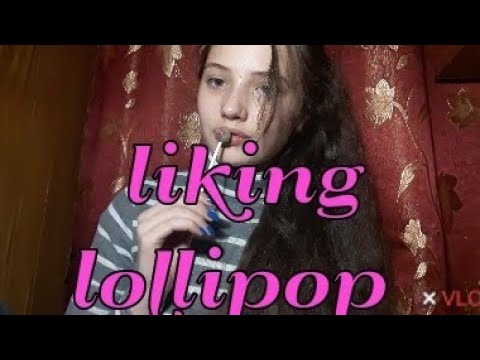 АСМР| ликинг чупа-чупса|ASMR|liking lollipop|🍭💋