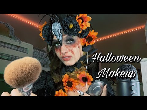 ASMR | Fast & Aggressive Doing Your Halloween Makeup