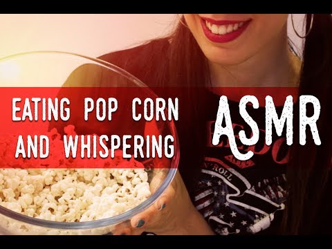 ASMR ita - Making and Eating Pop Corn (Whispering, Eating Sounds)