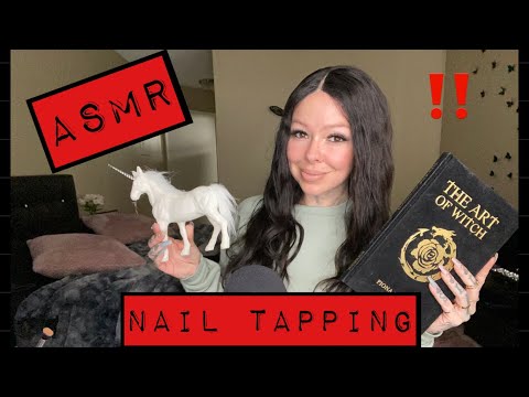🥺🥺🥵🥵ASMR TAPPING ON RANDOM OBJECTS  / with long nails 🥵🥵🥺🥺
