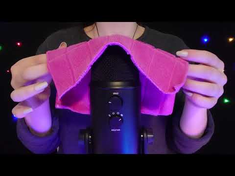 ASMR - Microfiber Cloth (Fabric Sounds & Microphone Rubbing) [No Talking]