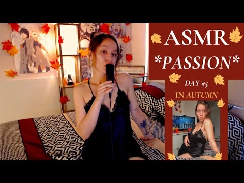 LOVE ASMR | Girlfriend Wears Satin Night Slip & Breaths Passion In Your Ears (In The Rain) *Moans*