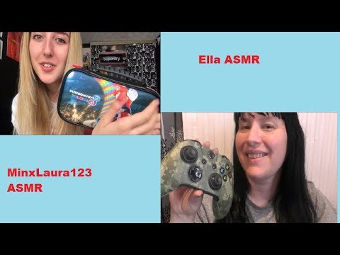 #ASMR  Tingly Gaming Controller Sounds - Collab with Ella ASMR