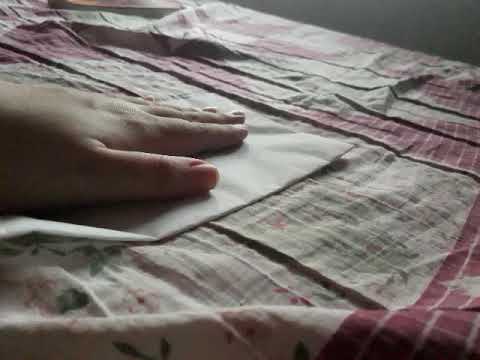 ASMR LOFI Playing with Paper Envelope NO TALKING ( pressing, tapping, fanning, scratching )