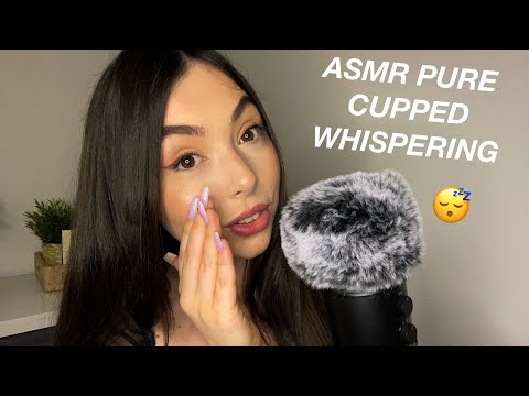 ASMR PURE CUPPED WHISPERING | WHISPER RAMBLE WITH NATURAL MOUTH SOUNDS