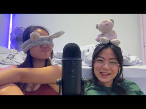 ASMR guess the trigger with my sister