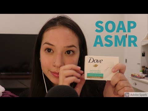 soap asmr (tapping and unboxing)