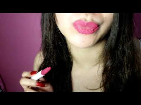 ASMR Lipstick Application