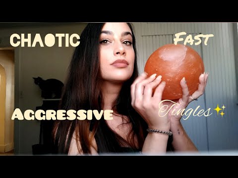 Fast & Aggressive ASMR Random Unpredictable Fabric Sounds, Tapping, Hand Sounds + More