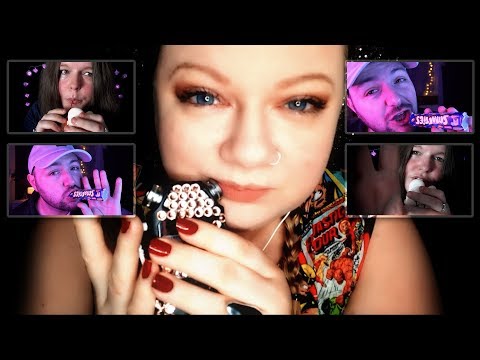 ASMR Intense Mouth Sounds Ear To Ear Eating