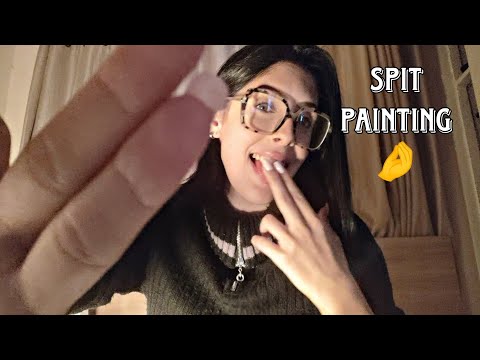 ASMR - Banho de Gato | Spit Painting  🤌 #asmrspitpainting #spitpainting #asmr