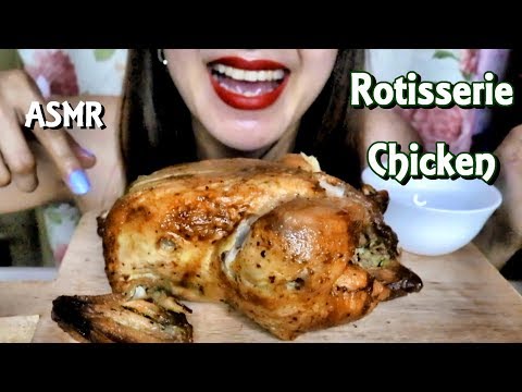 ASMR Rotisserie Chicken Mukbang Eating No Talking