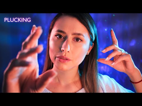 the MAGICAL PLUCKING ✨ hand movements, mouth sounds, and hand sounds to release anxiety and stress